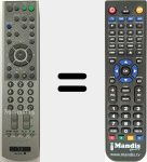 Mando a distancia sustituto de RM-W105 (147892311)