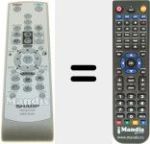 Replacement remote control for RRMCGA837WJSA
