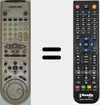 Replacement remote control for 00010N (AC5900010N)