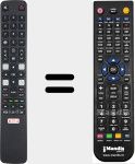 Télécommande pour remplacer 06-IRPT45-ARC802NP