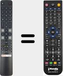 Replacement remote control for RC802NU (0621001000005)