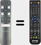 Replacement remote control for RC802V (06BTZNYYADRC802V)