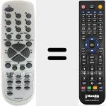 Télécommande pour remplacer 076N0ED180