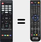 Télécommande pour remplacer 076R0SK011