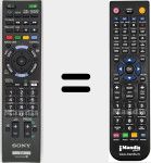 Replacement remote control for RM-ED 060 (149-272-021)