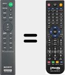 Replacement remote control for RMT-AM100U (149294811)