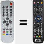 Mando a distancia sustituto de R-40A15 (48B5748A0801)