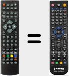 T&eacute;l&eacute;commande pour remplacer Blau002