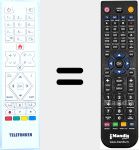 Replacement remote control for RC39105 (23526328)