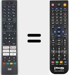 Mando a distancia sustituto de RC45157 (23809748)