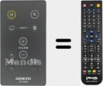 Télécommande pour remplacer RC-858S (24140858)