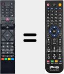 Replacement remote control for RCA48105 (30092064)