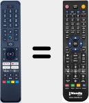Replacement remote control for RC45160 (30111973)
