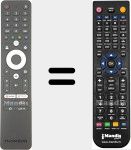 Mando a distancia sustituto de RC112GH (306044027FHUN001)