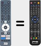 Replacement remote control for 7601-ZS1220-0020TDS1