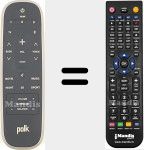Replacement remote control for 981307102280K