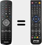 Replacement remote control for RC43J-01 ENGLISH (996592104463)