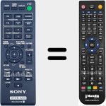 Replacement remote control for RM-AMU212 (A2060832A)