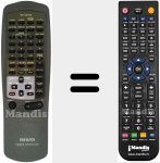 T&eacute;l&eacute;commande pour remplacer RC-TZ1100