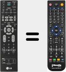 Télécommande pour remplacer AKB31223203
