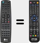 Replacement remote control for AKB73575301