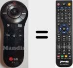 Télécommande pour remplacer AKB73775908