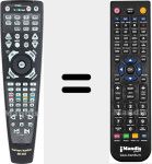 Mando a distancia sustituto de AVR 3500