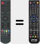 Mando a distancia sustituto de AW-LED32X6FL