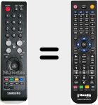 Replacement remote control for BN59-00596A