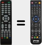 Replacement remote control for BSV3295