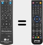Replacement remote control for COV33662802