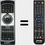 Mando a distancia sustituto de Movie Cube (Q800)