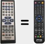 T&eacute;l&eacute;commande pour remplacer EUR7710030