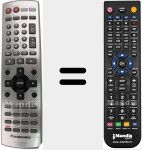 Télécommande pour remplacer EUR7722X10