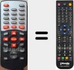 Télécommande pour remplacer Q120E