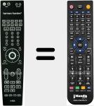 Replacement remote control for HK3490