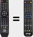 Replacement remote control for LUX 9032 (idi32SHHPB01 (V.2))