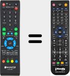 Télécommande pour remplacer ICUBE5000