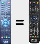 Télécommande pour remplacer Idisplay9119
