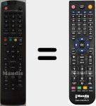 Replacement remote control for LED 4915 FHD GR