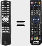 Replacement remote control for RM-MH2GB (PC0065641U9)