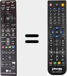 Replacement remote control for AKB73775819