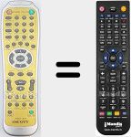 Replacement remote control for MDXi30