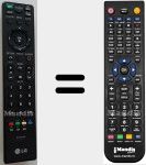 Télécommande pour remplacer MKJ42519636