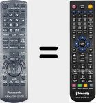Replacement remote control for N2QAYA000008