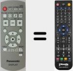 Replacement remote control for Display (N2QAYB000535)