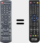 Télécommande pour remplacer N2QAYB000555