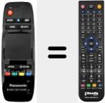Replacement remote control for N2QAYB000712