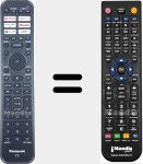 Replacement remote control for N2QBYA000044
