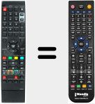 Replacement remote control for NB848